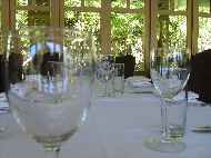 Ottoman Cuisine - tables and glasses