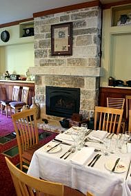 Regals' Rendezvous - fireplace