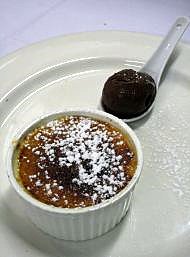 Regals' Rendezvous - menu creme breula