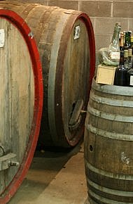 Regals' Rendezvous - wine barrels