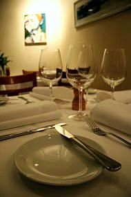 Clareville Kiosk Restaurant - table painting background