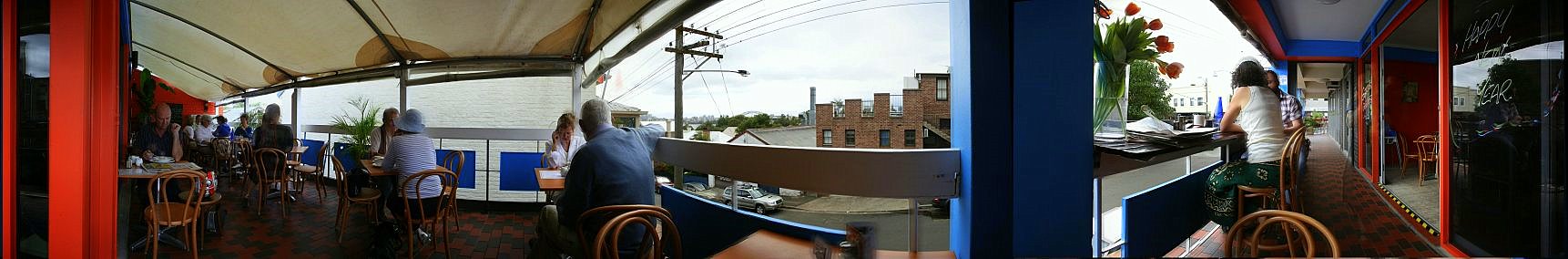 Top Deck with Harbour views