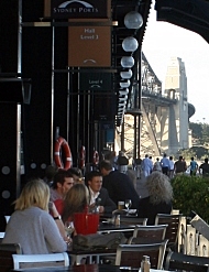 Cruise - front tables bridge background