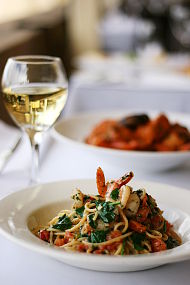 Wolfies - spaghetti prawns
