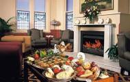 Carrington - lounge fireplace
