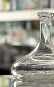 Steersons Steakhouse - wine decanter