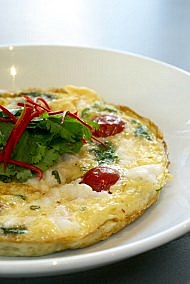 Garfish - omlette