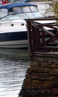 Echo on the Marina - edge of the restaurant
