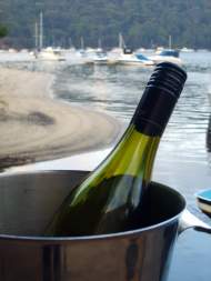 Echo on the Marina - echo wine bottle