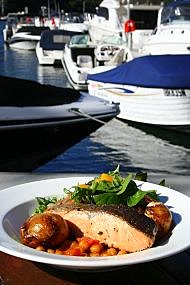 Echo on the Marina - menu atlantic salmon 2