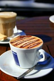 Echo on the Marina - menu coffee
