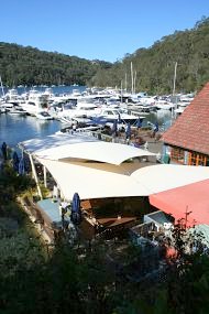 Echo on the Marina - restaurant from above
