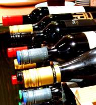Peppercorn - View of wine bottles