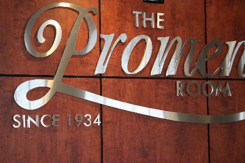 Entrance view of the Promenade Room restaurant
