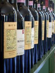 Old School Trattoria - View of wine bottles