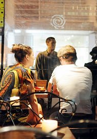 Basque Tapas & Wine - couple at bar